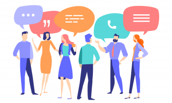چگونه بین چند کاراکتر دیالوگ بنویسیم